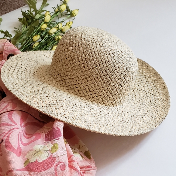 Stylish Floppy Straw Sun Hat - Picture 3 of 8